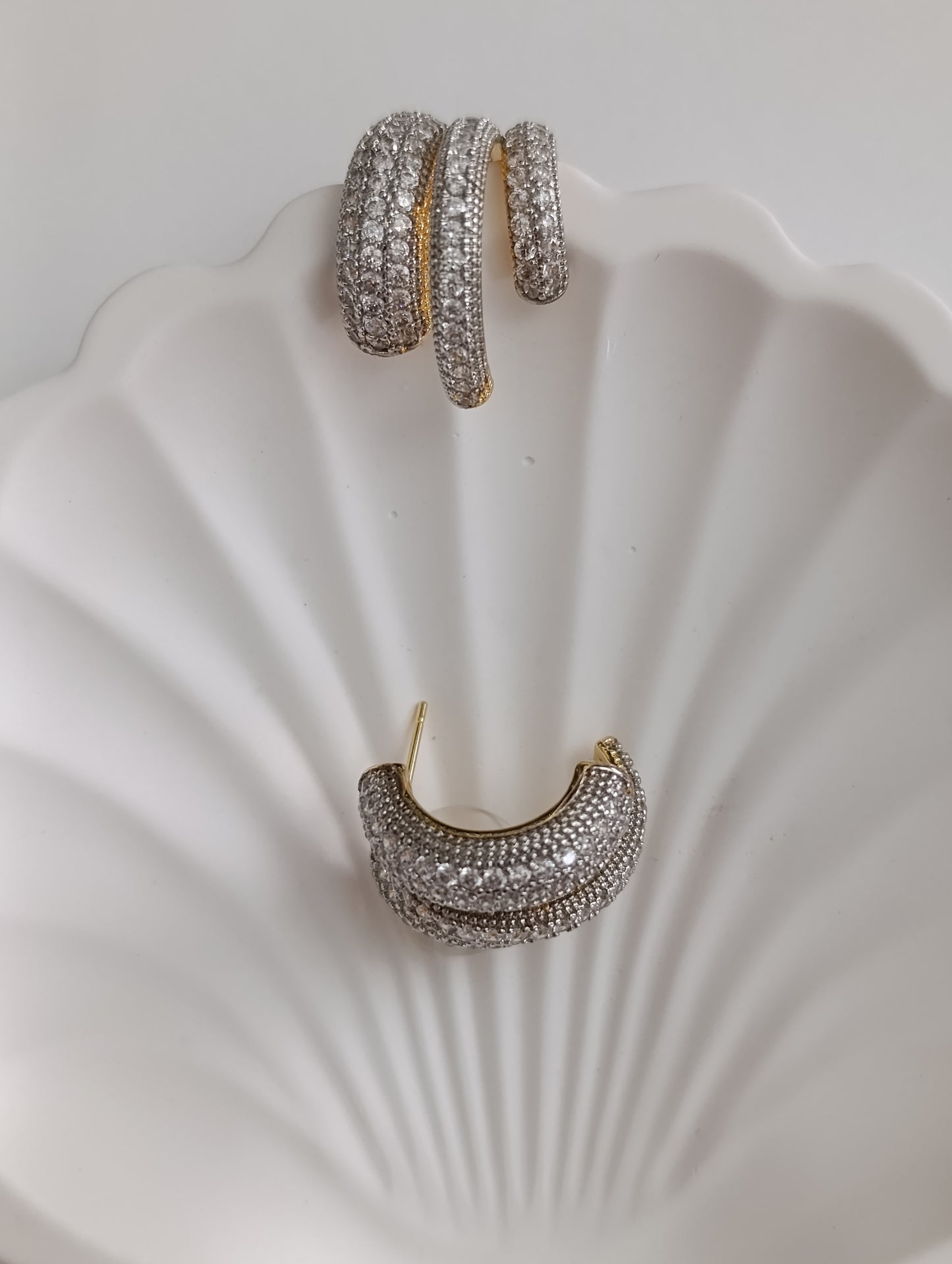 Shadiva Triple Shine Küpe