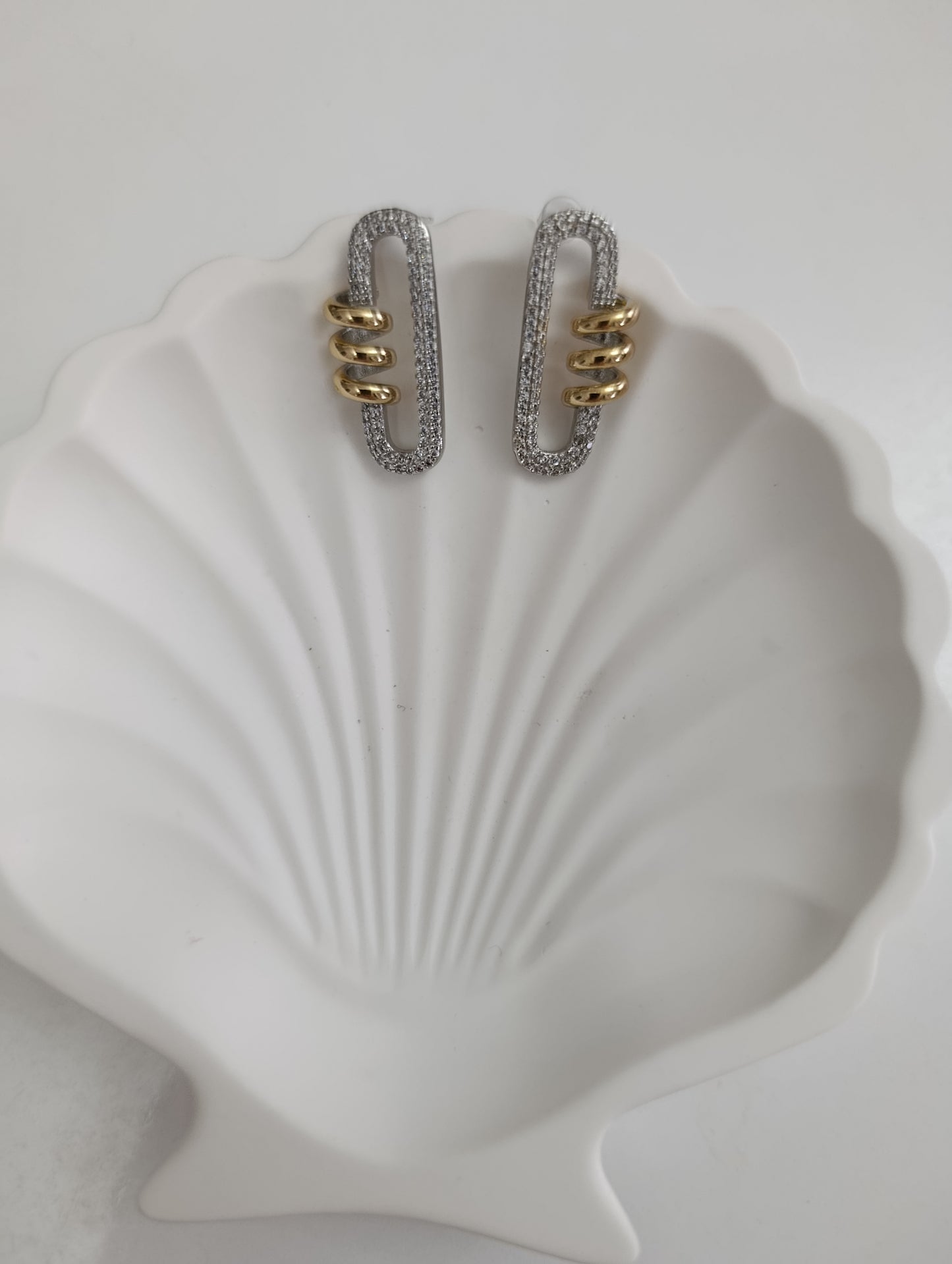 Shadiva Dual Tone Elegance Küpe