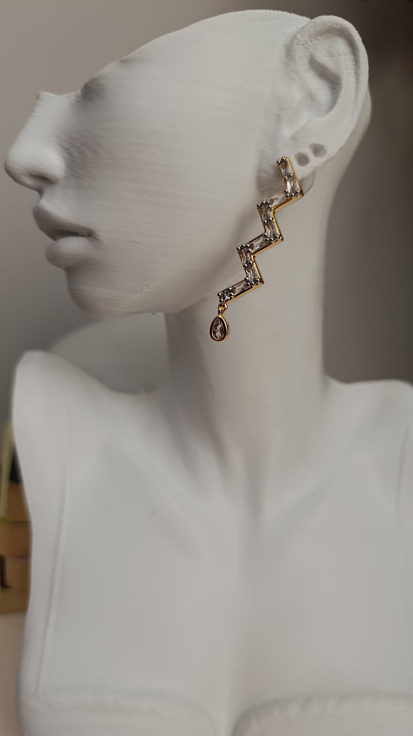 Shadiva Zigzag Shine Küpe