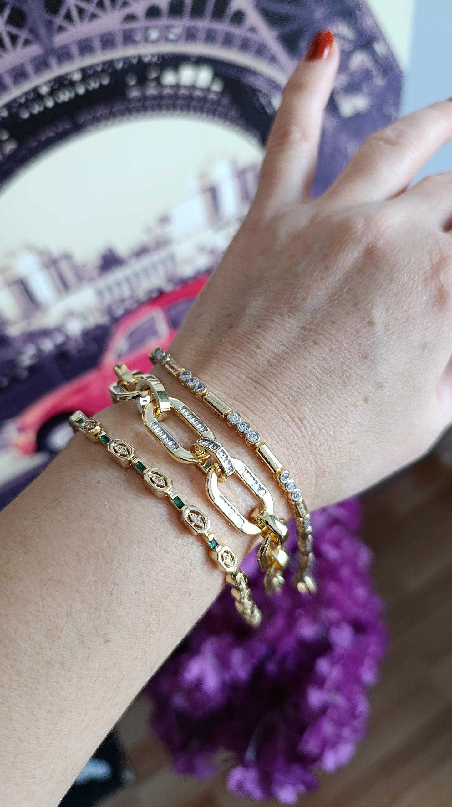 Gold Premium Seri Çubuk Geçiş Su Yolu Bileklik