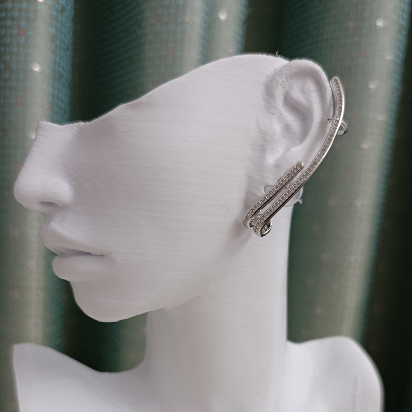 Shadiva Silver Cuff Küpe