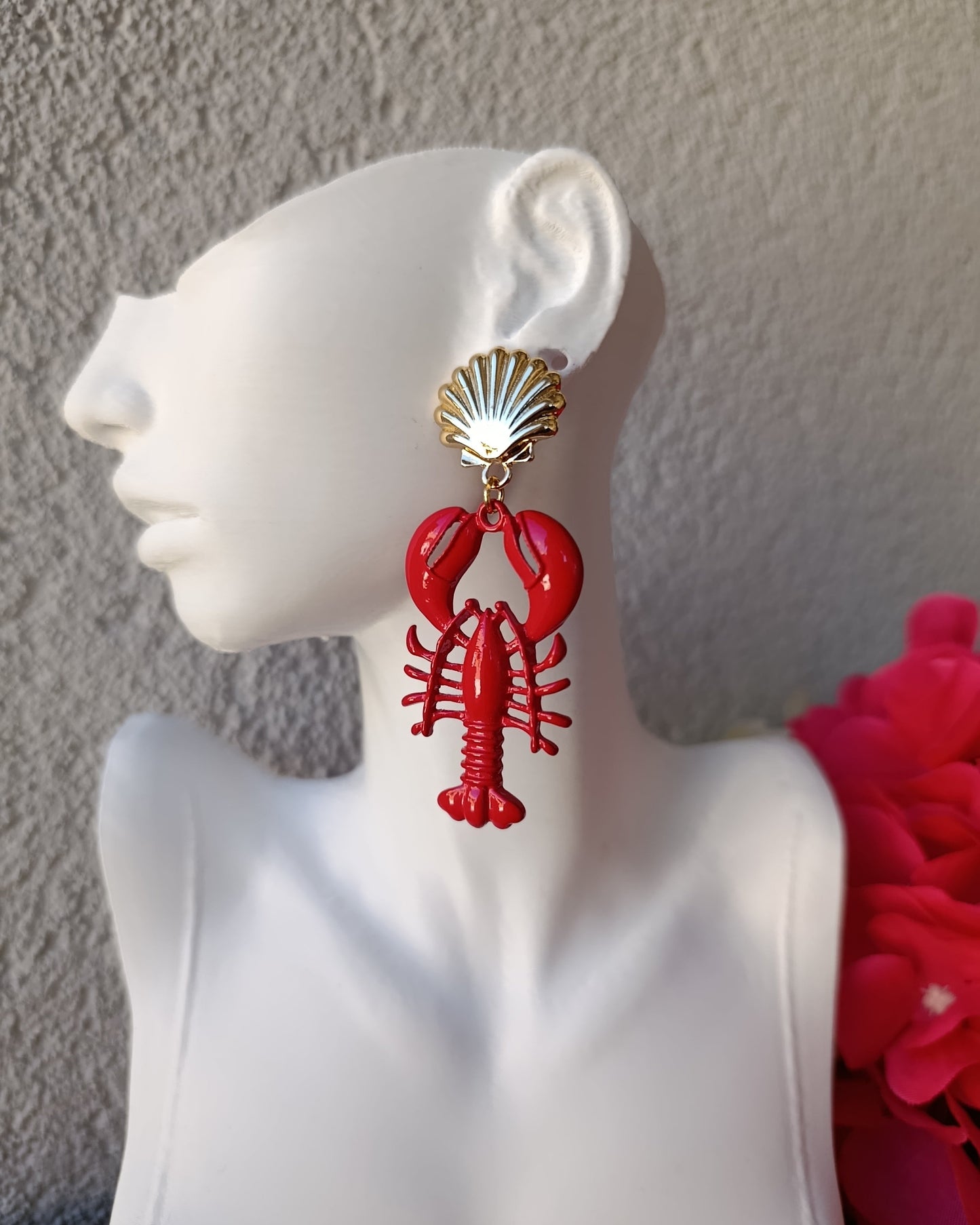 Shadiva Vintage Seri Gold Yengeç Küpe