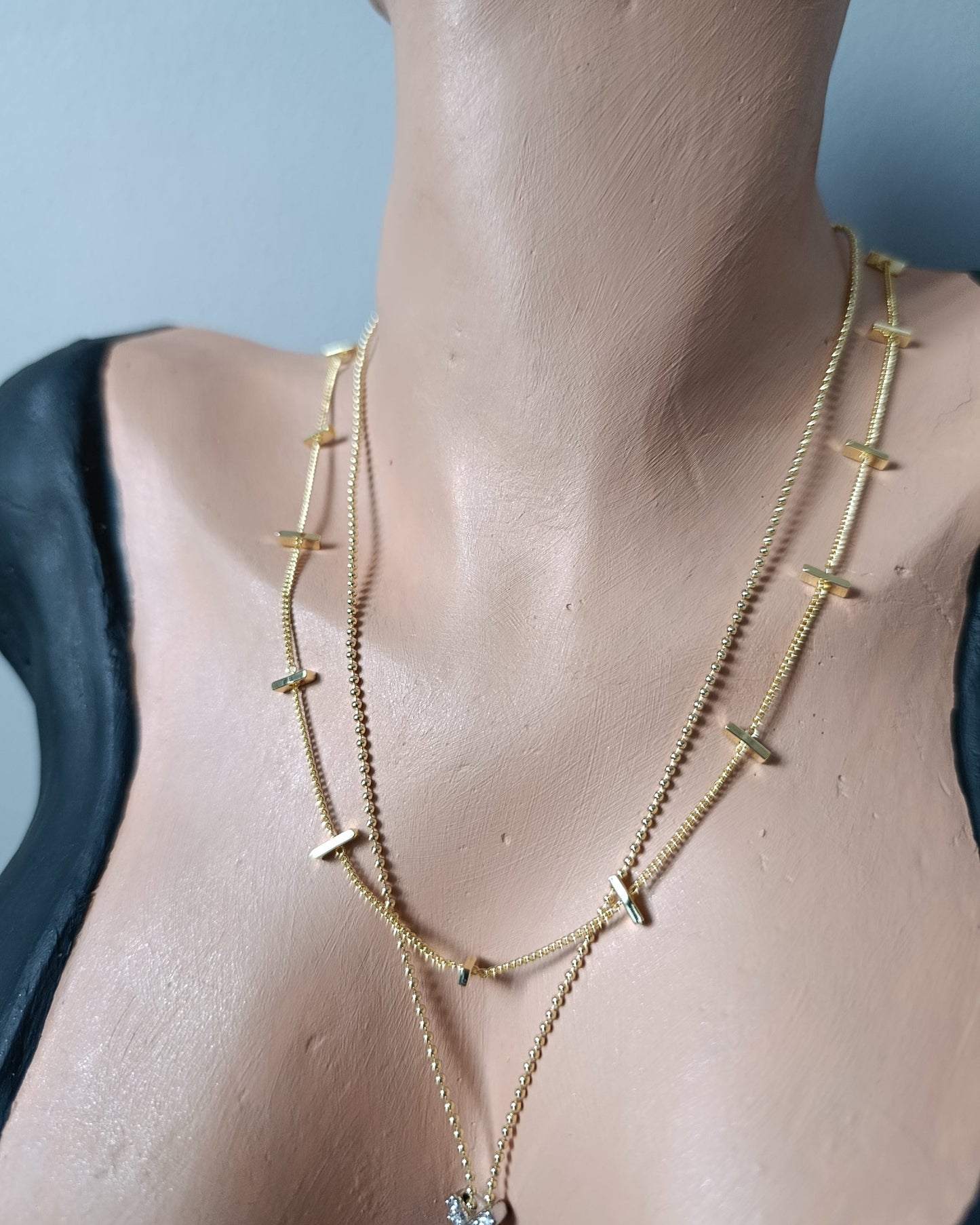 Shadiva Gold Premium Seri 45cm T Kolye