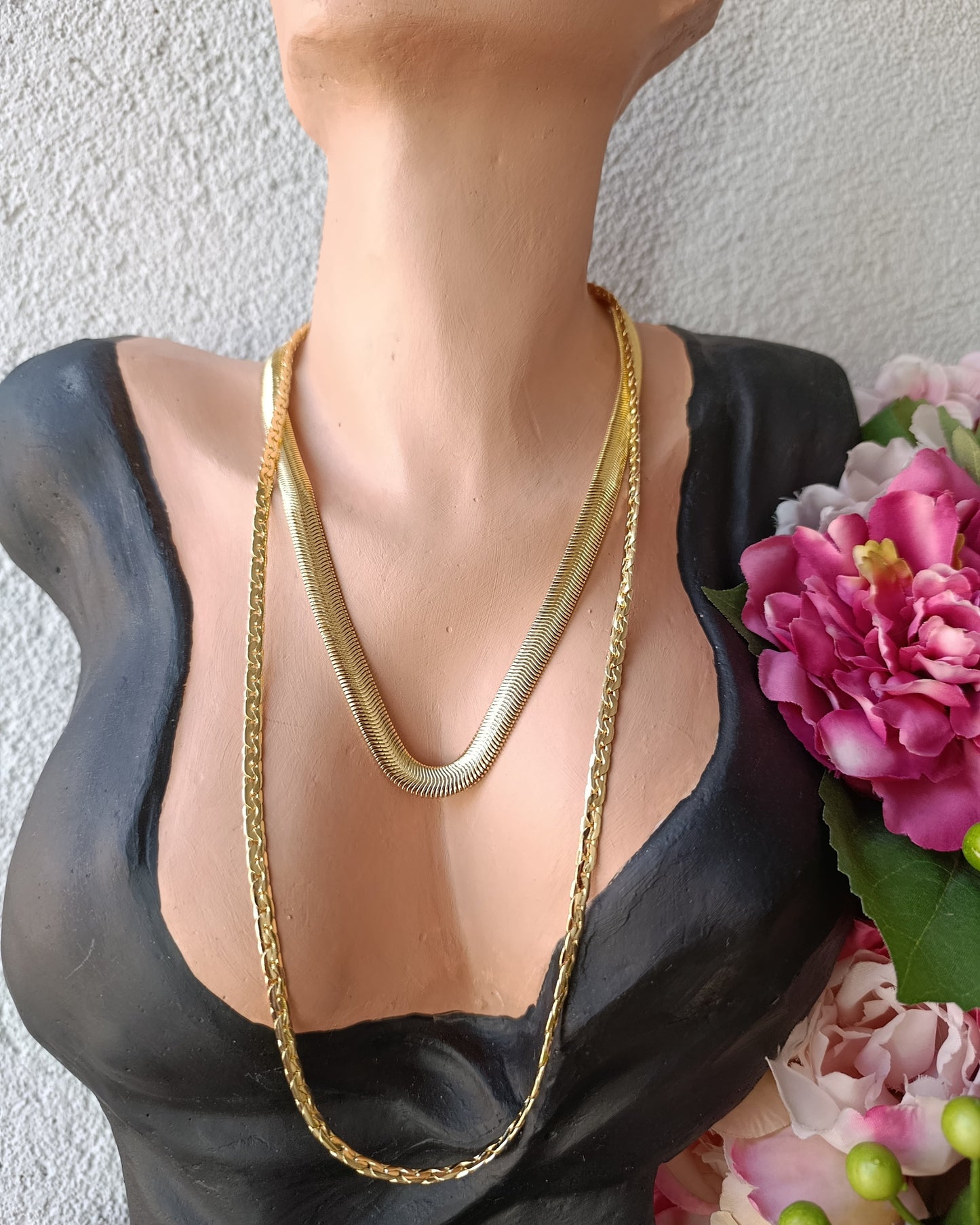 Shadiva Gold Premium Seri Hasır Örgü Kolye