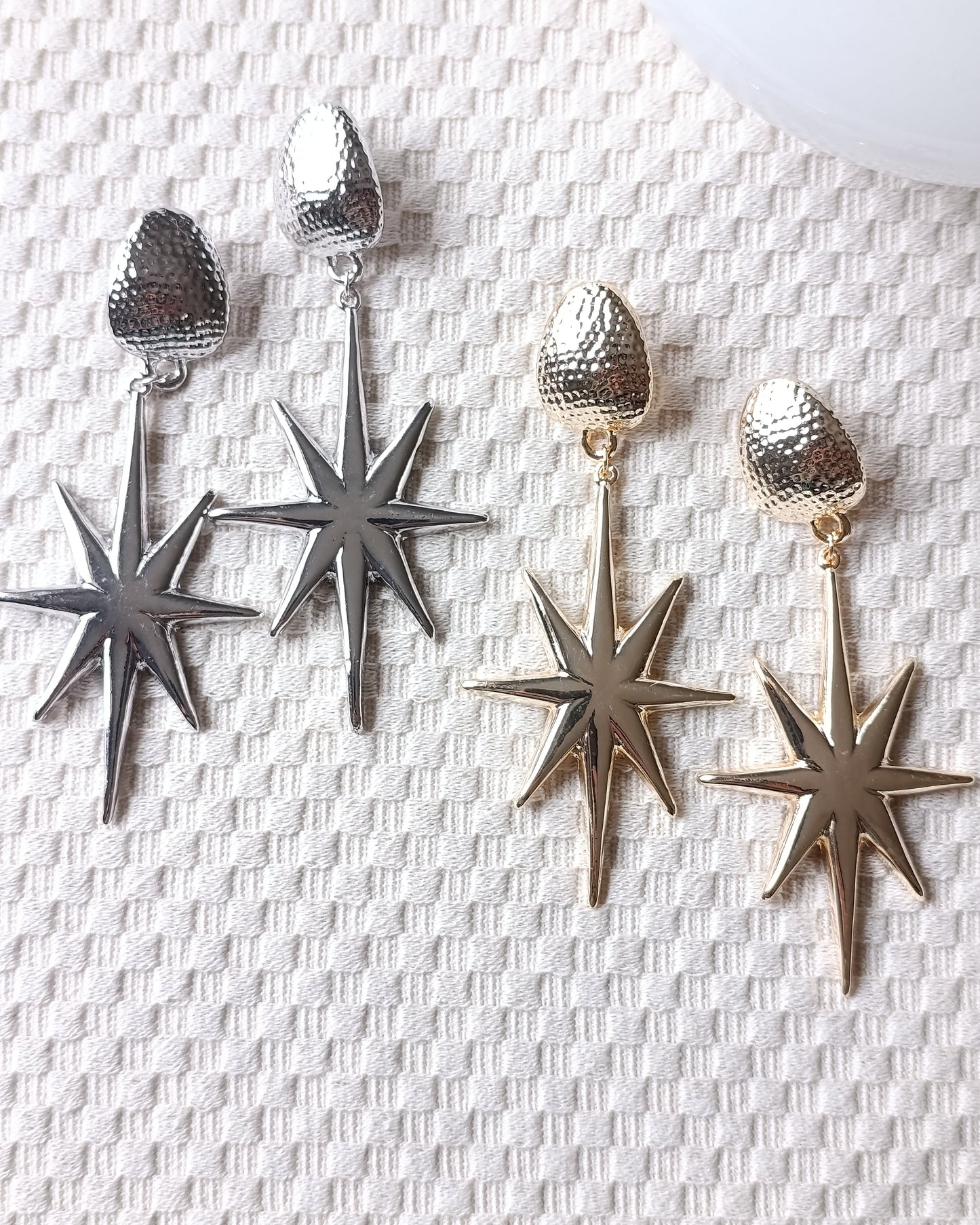 Shadiva Silver Rengi Kutup Yıldızı Küpe