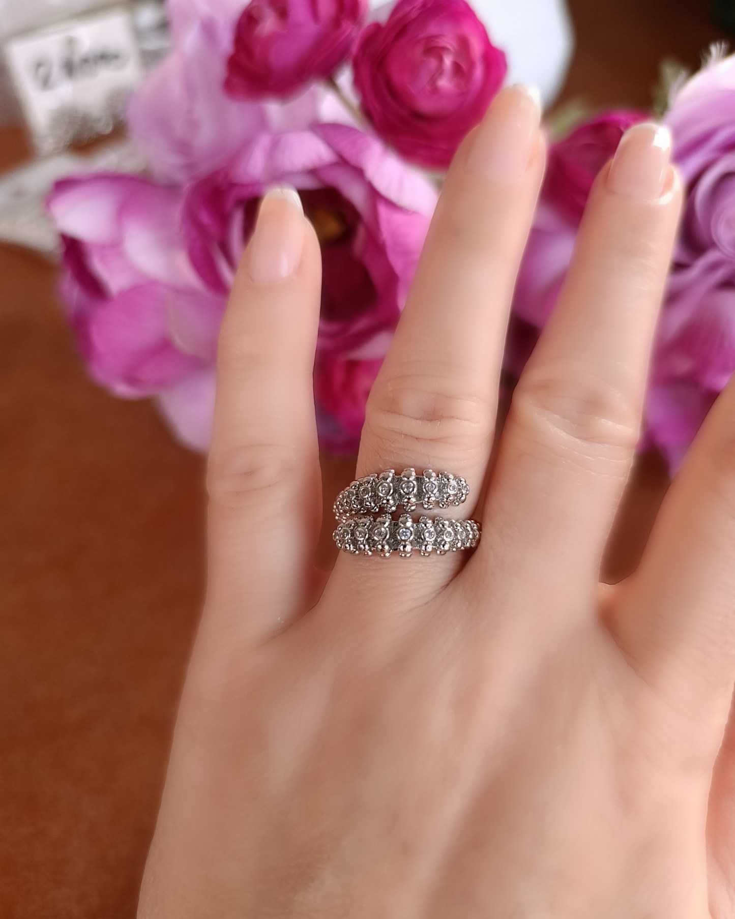 Shadiva Silver Cross Yüzük