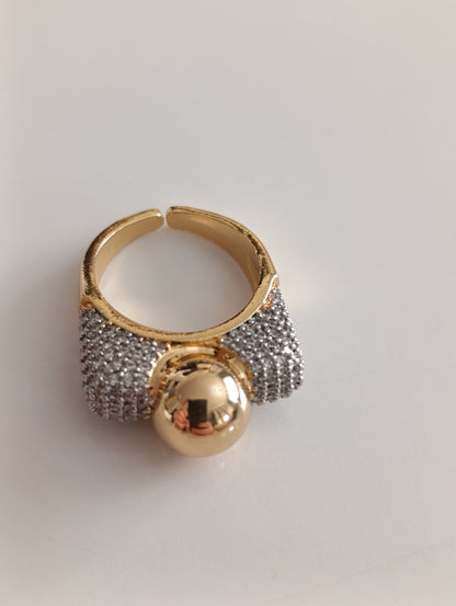 Shadiva Sphere Taş Detaylı Yüzük