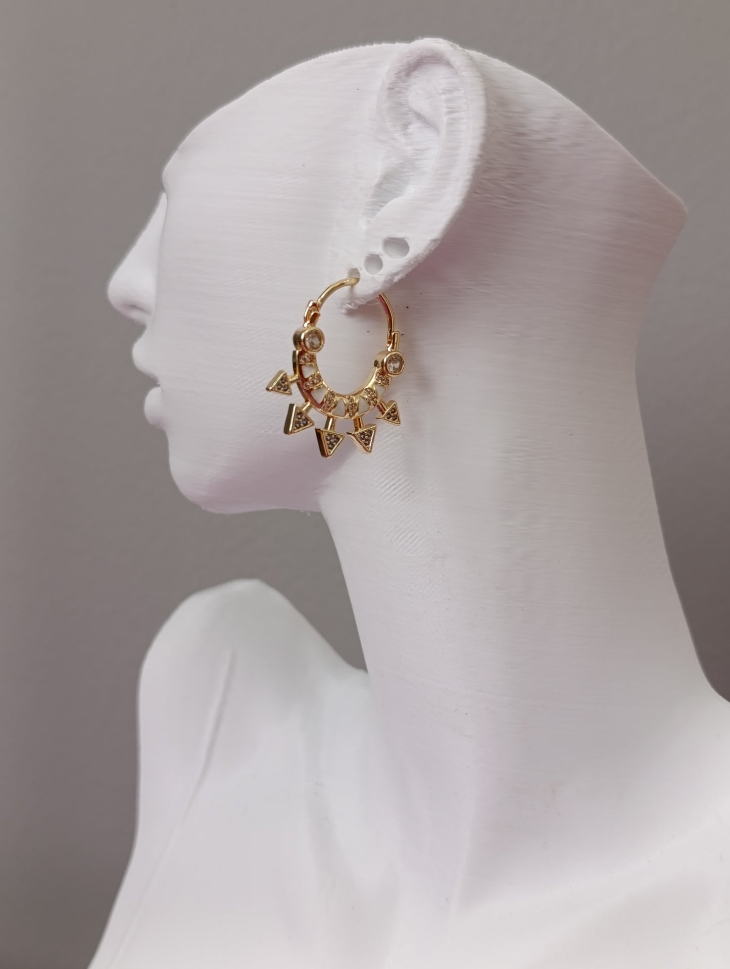 Shadiva Golden Spike Küpe