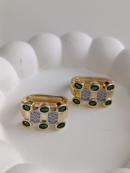 Shadiva Emerald Charm Küpe