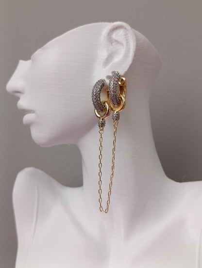 Shadiva Luna Chain Küpe