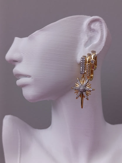 Shadiva Starburst Charm Küpe