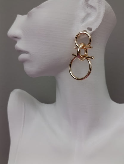 Shadiva Double Hoops Harmonie Küpe