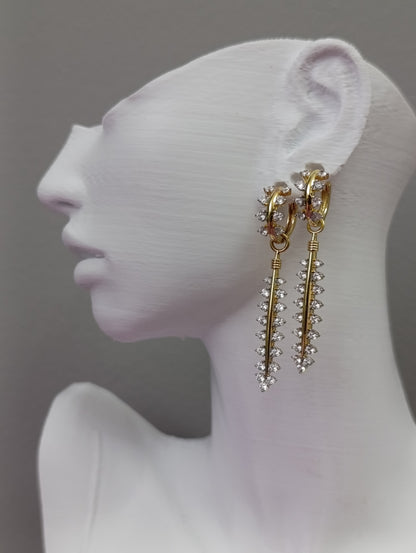 Shadiva Crystal Drop Earring