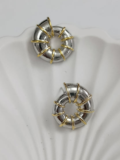 Shadiva Bold Circle Küpe