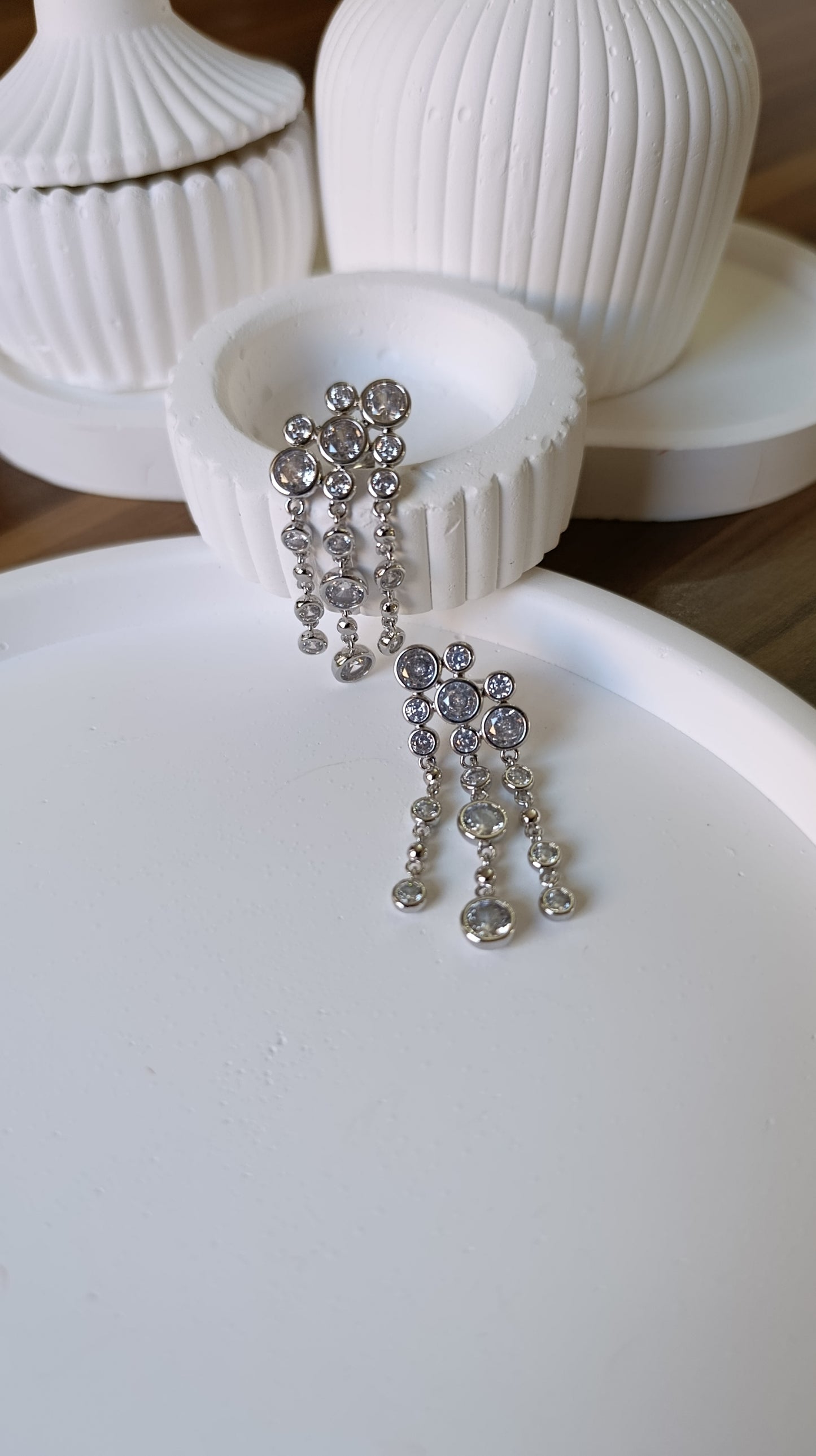 Shadiva Crystal Cascade Küpe