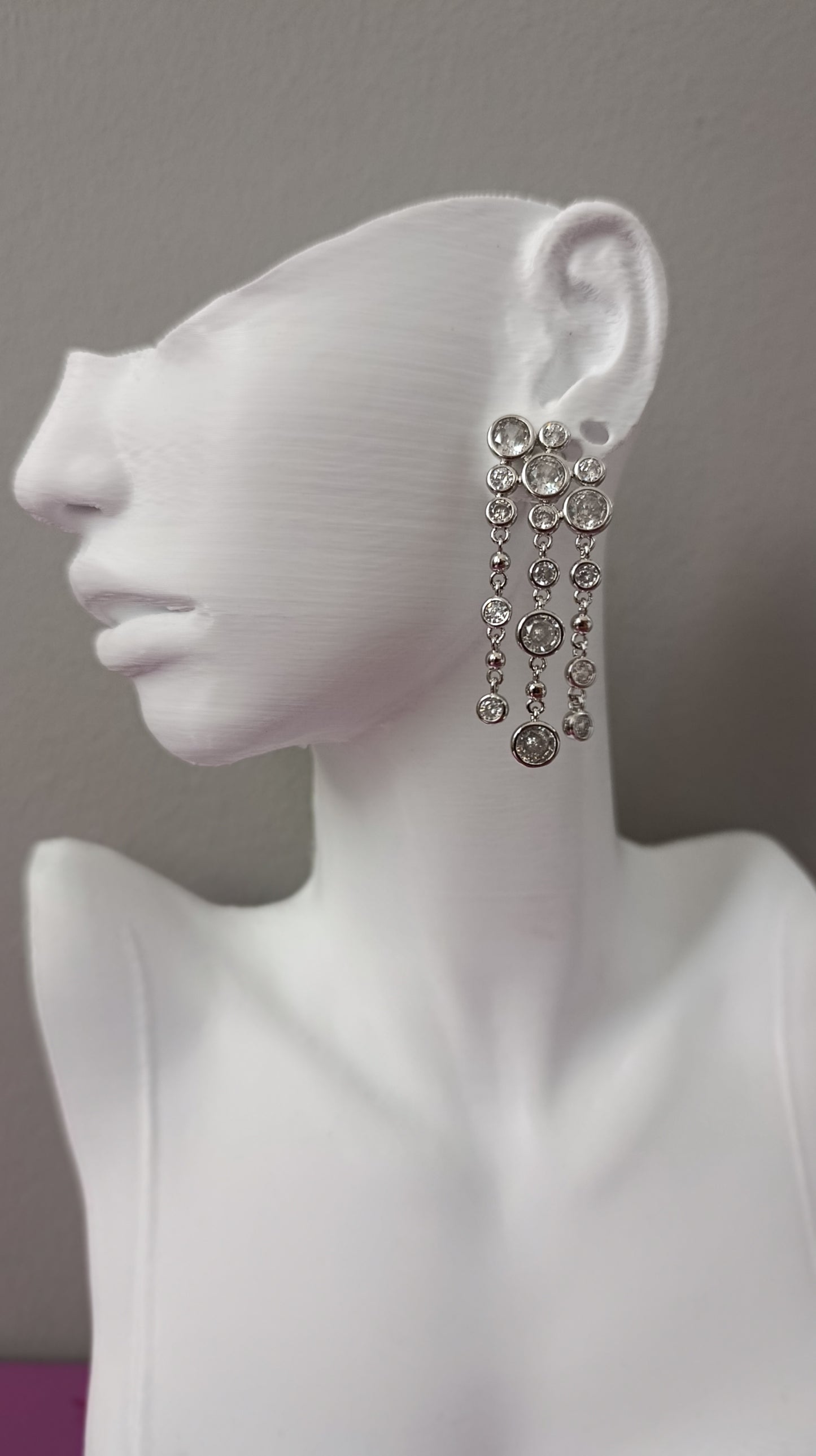 Shadiva Crystal Cascade Küpe