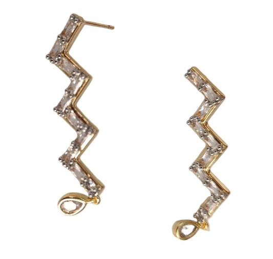 Shadiva Zigzag Shine Küpe