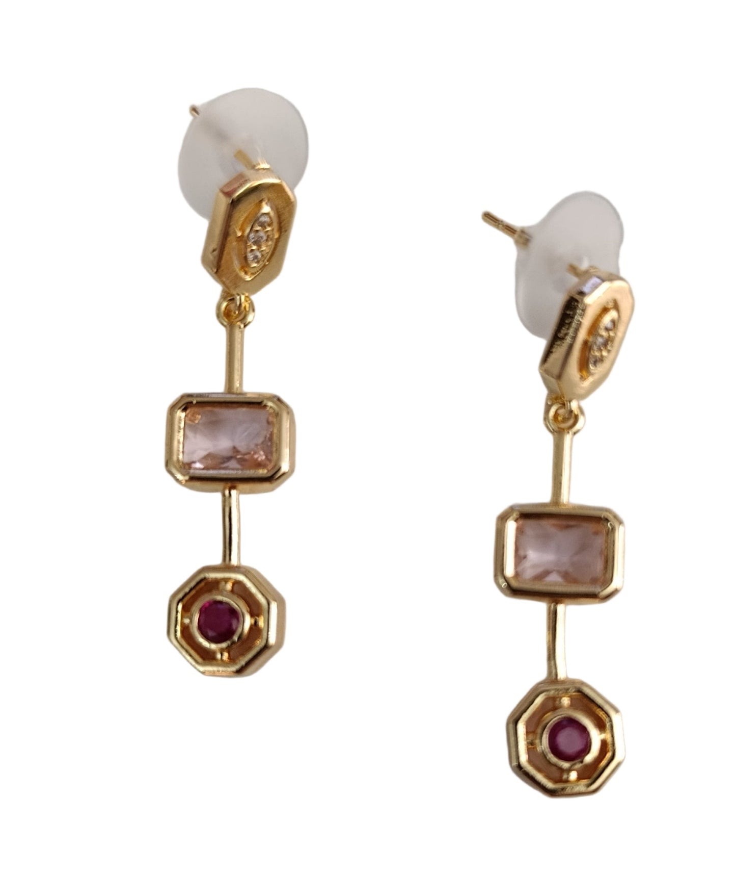 Shavida Rubby Geometry Küpe