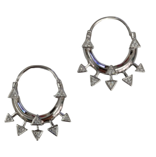 Shadiva Silver Star Küpe