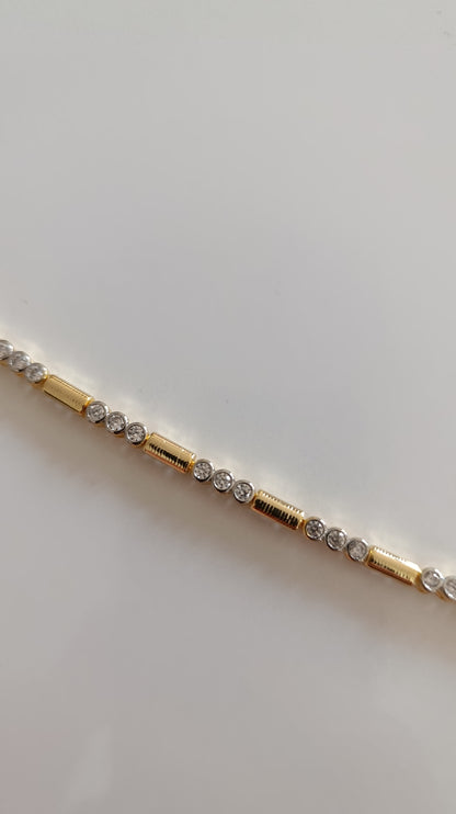 Gold Premium Seri Çubuk Geçiş Su Yolu Bileklik