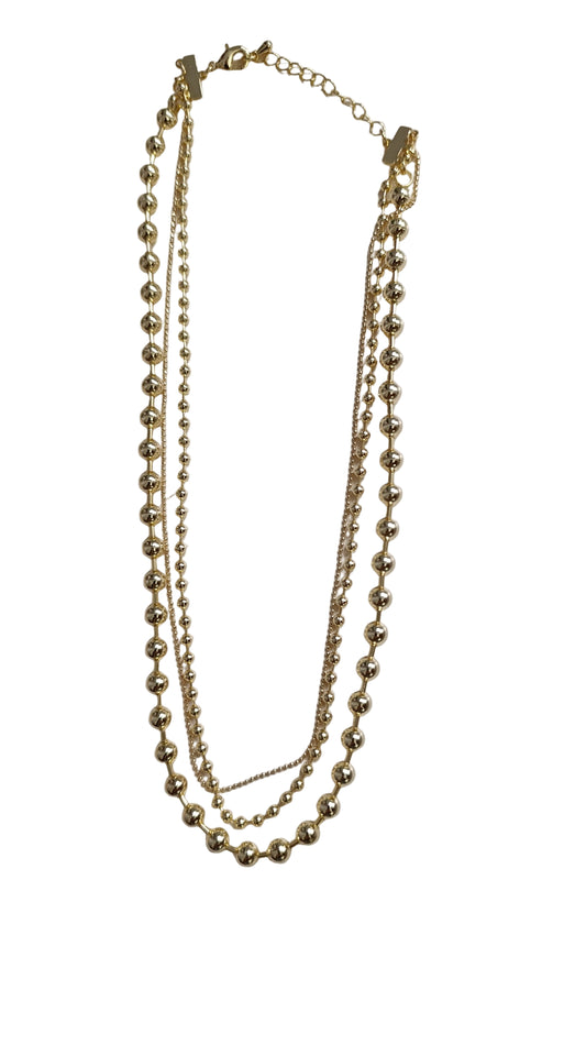 Shadiva Double Pearl Chain Kolye
