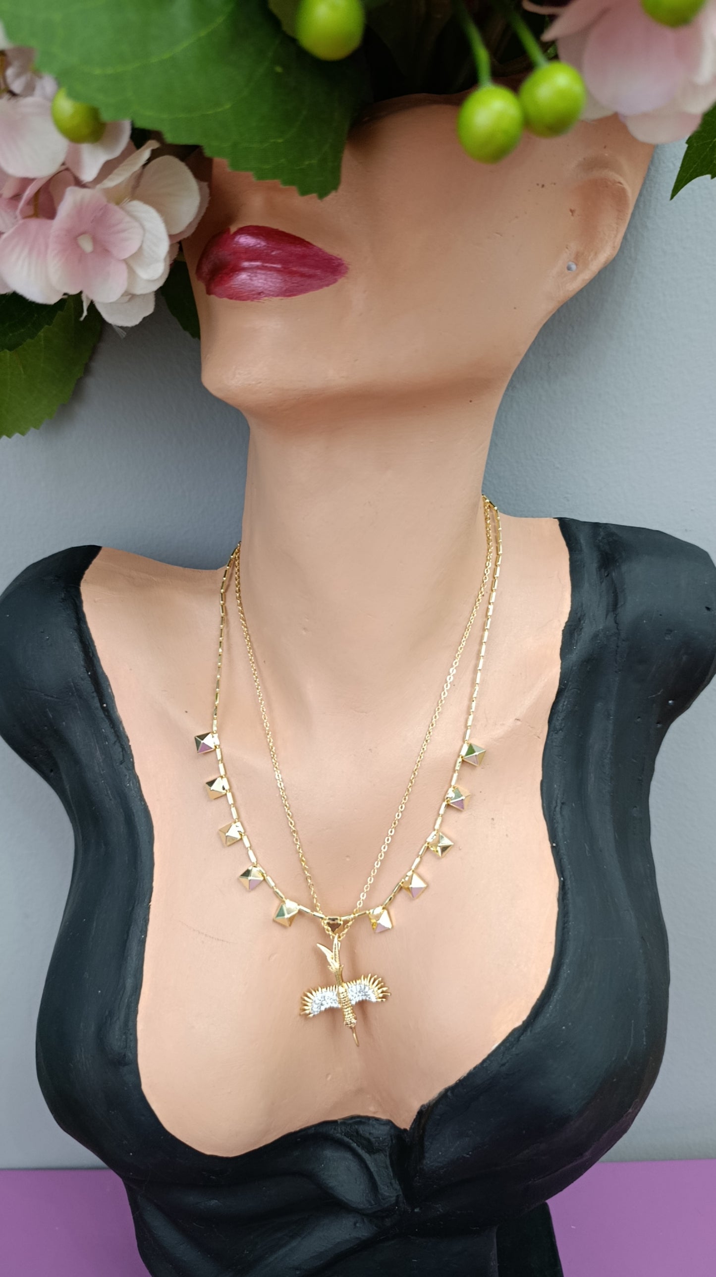 Shadiva Golden Rhytm Kolye