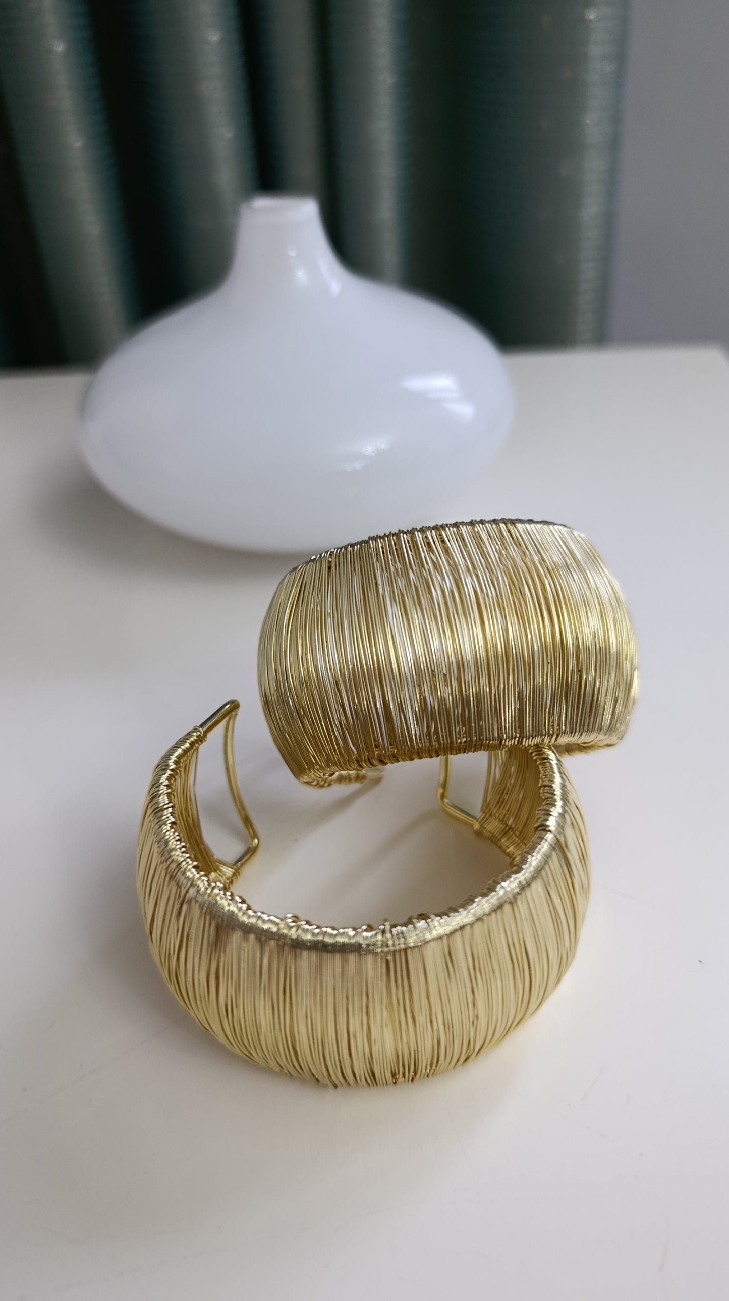 Gold Seri Tel Kelepçe Bileklik