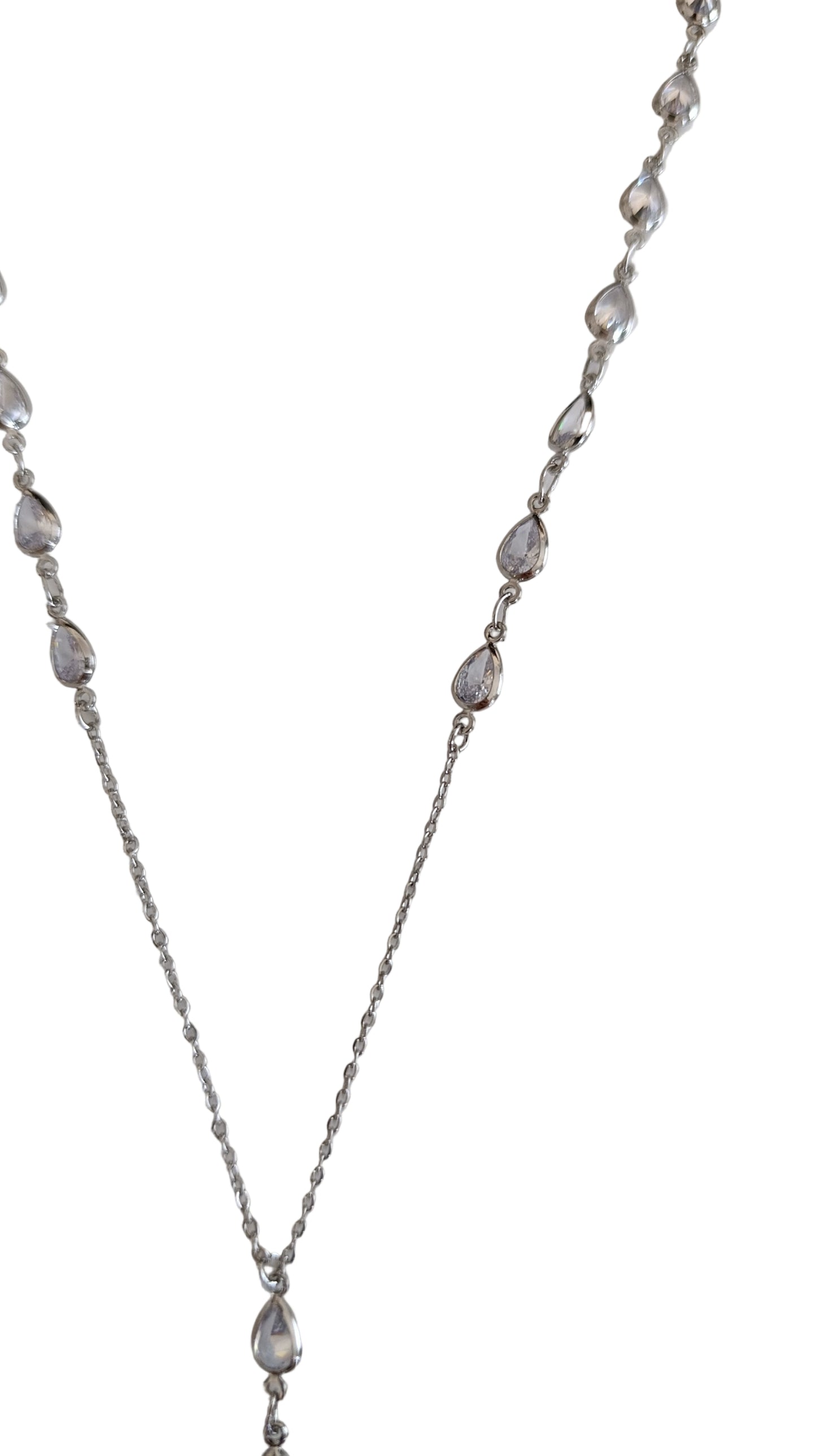 Shadiva Silver Taşlı V Kolye