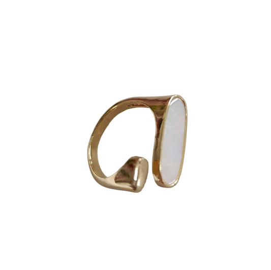 Shadiva Gold Sedef Taşlı Yüzük