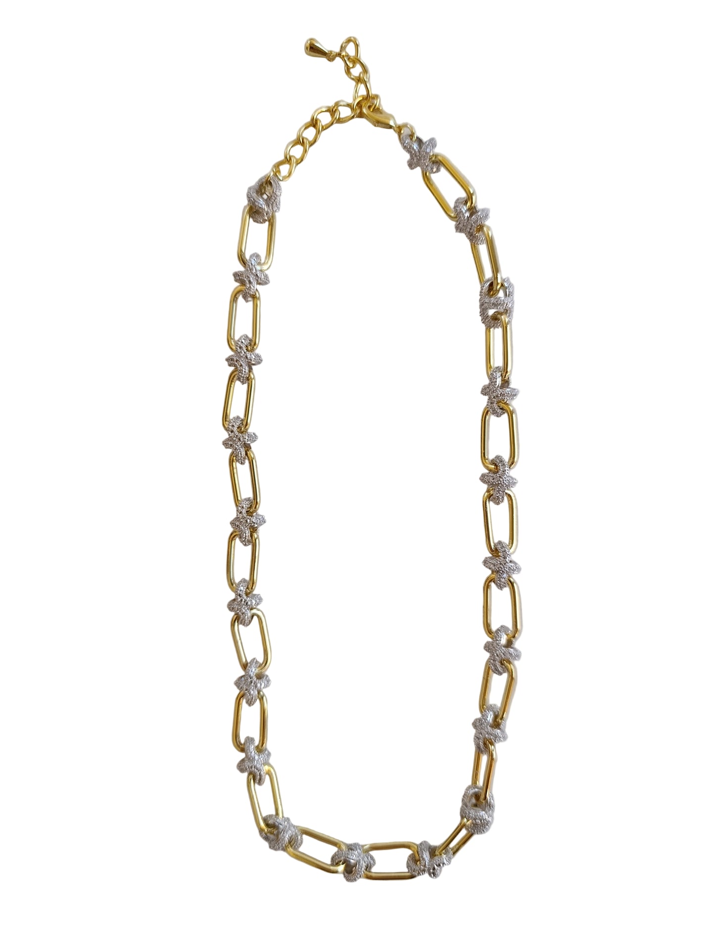 Shadiva Bijou Belle Gold Silver Taşlı Kolye