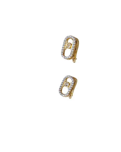 Shadiva Gold Mess Küpe