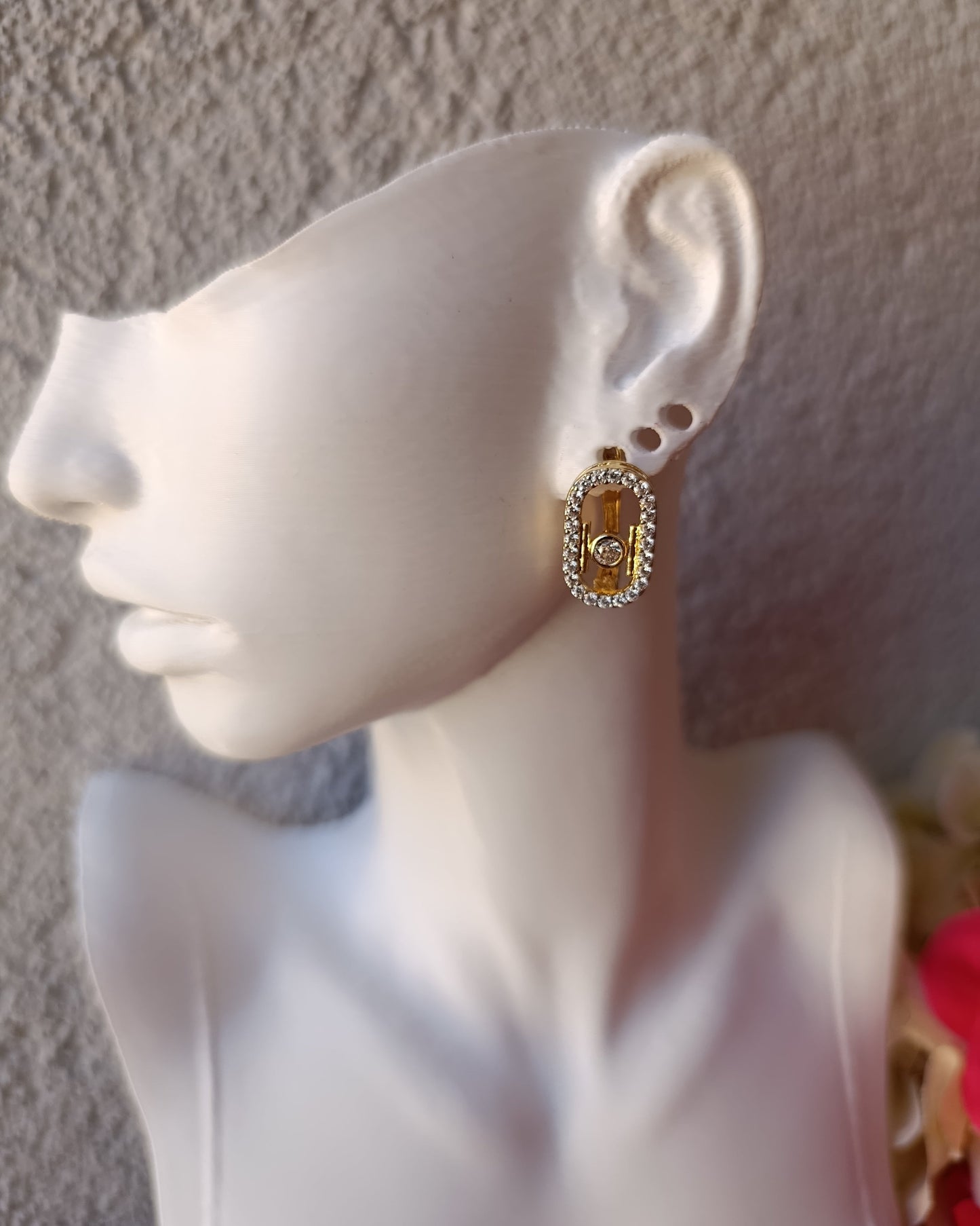 Shadiva Gold Mess Küpe