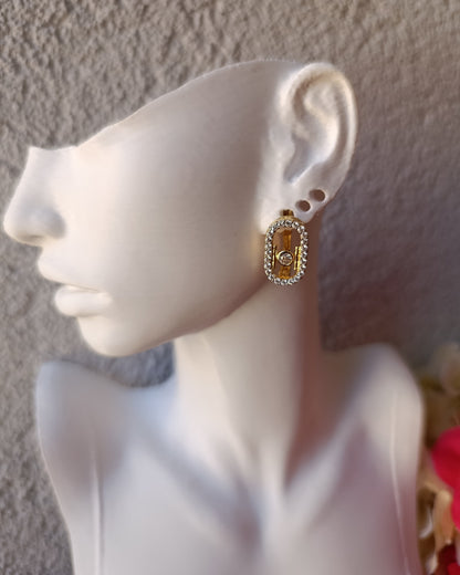 Shadiva Gold Mess Küpe