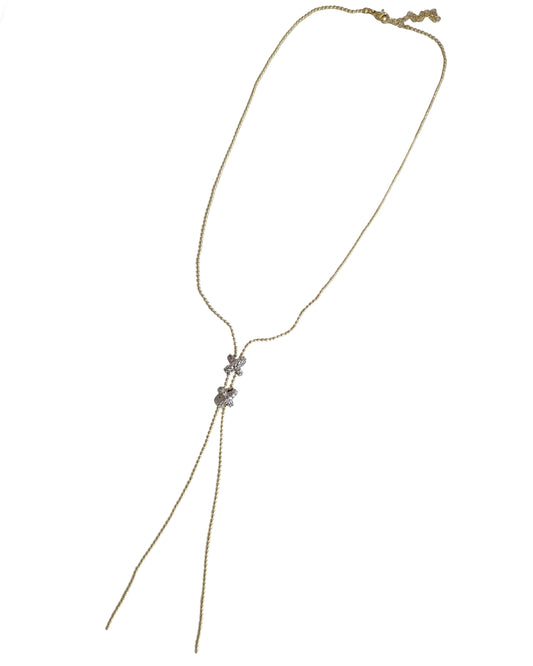 Shadiva Gold Premium Seri Taş Detay Dekolte Y Kolye