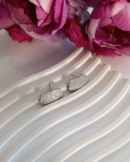 Shadiva Silver Premium Seri Full Zirkon Taşlı Küpe