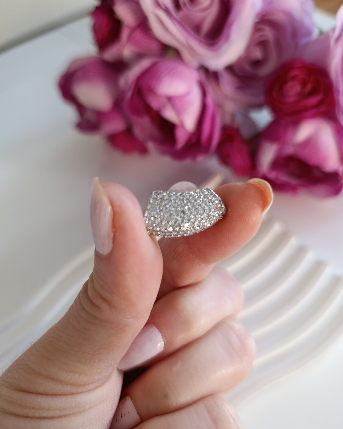 Shadiva Silver Premium Seri Full Zirkon Taşlı Küpe