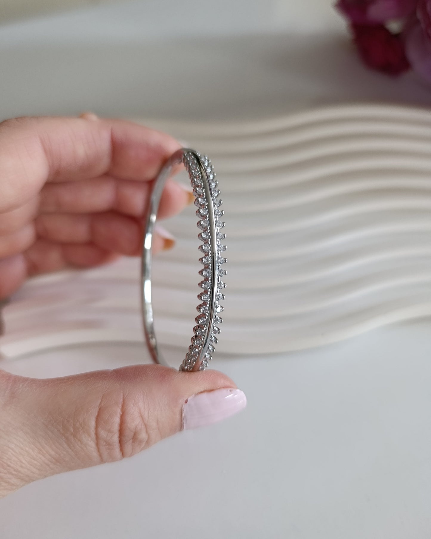 Shadiva Silver Premium Seri Zirkon Taşlı Bileklik