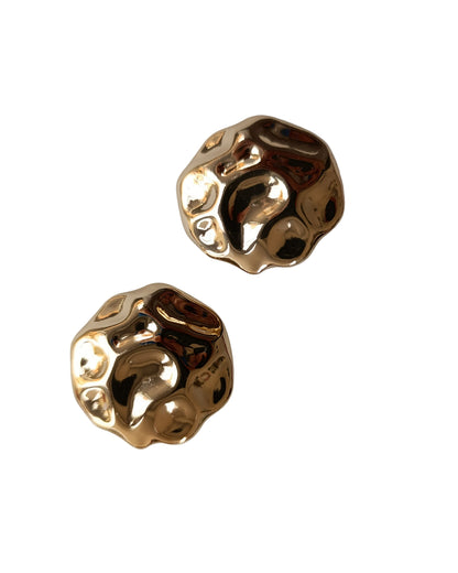 Shadiva Zra Model Gold Oval Küpe