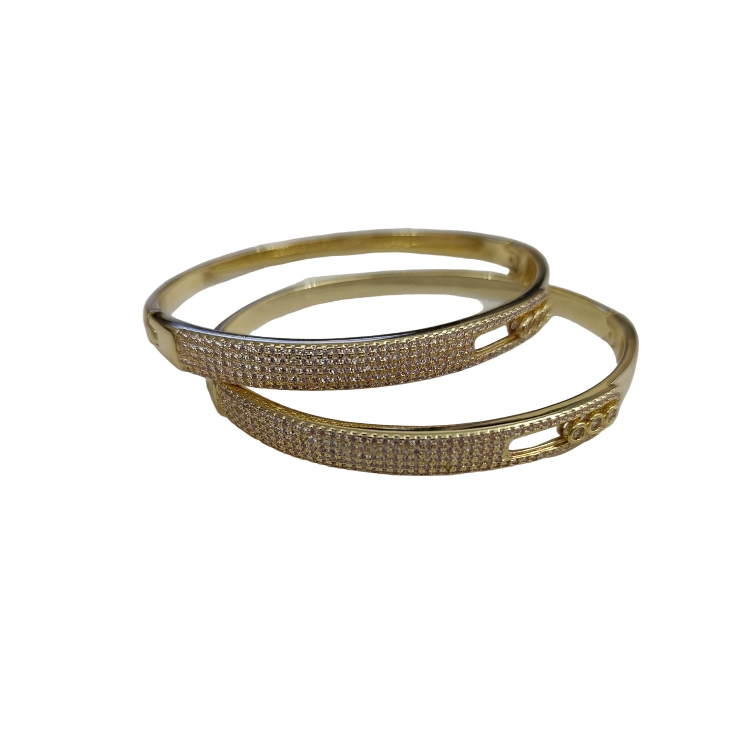 Shadiva Gold Premium Seri Zirkon Taşlı Plaka Bileklik