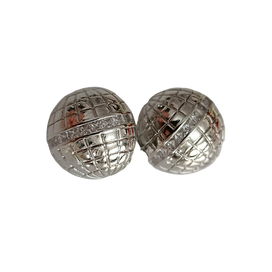 Shadiva Zirkon Taşlı Premium Silver Top Küpe