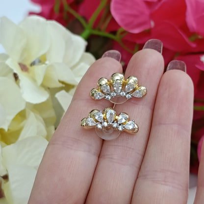 Shadiva Gold Premium Seri Damla Küpe