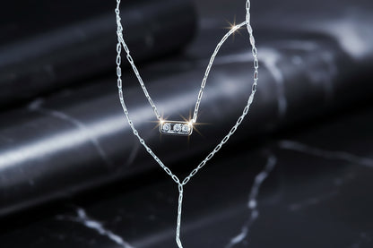 Shadiva Silver Premium Seri Mess Dekolte Kolye