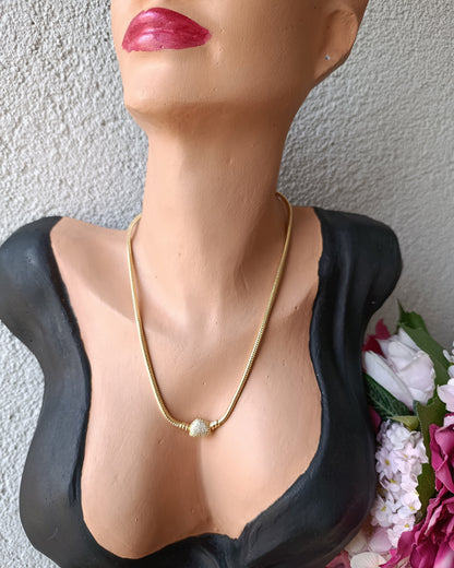 Shadiva Gold Premium Seri Kalp Montürlü Kolye