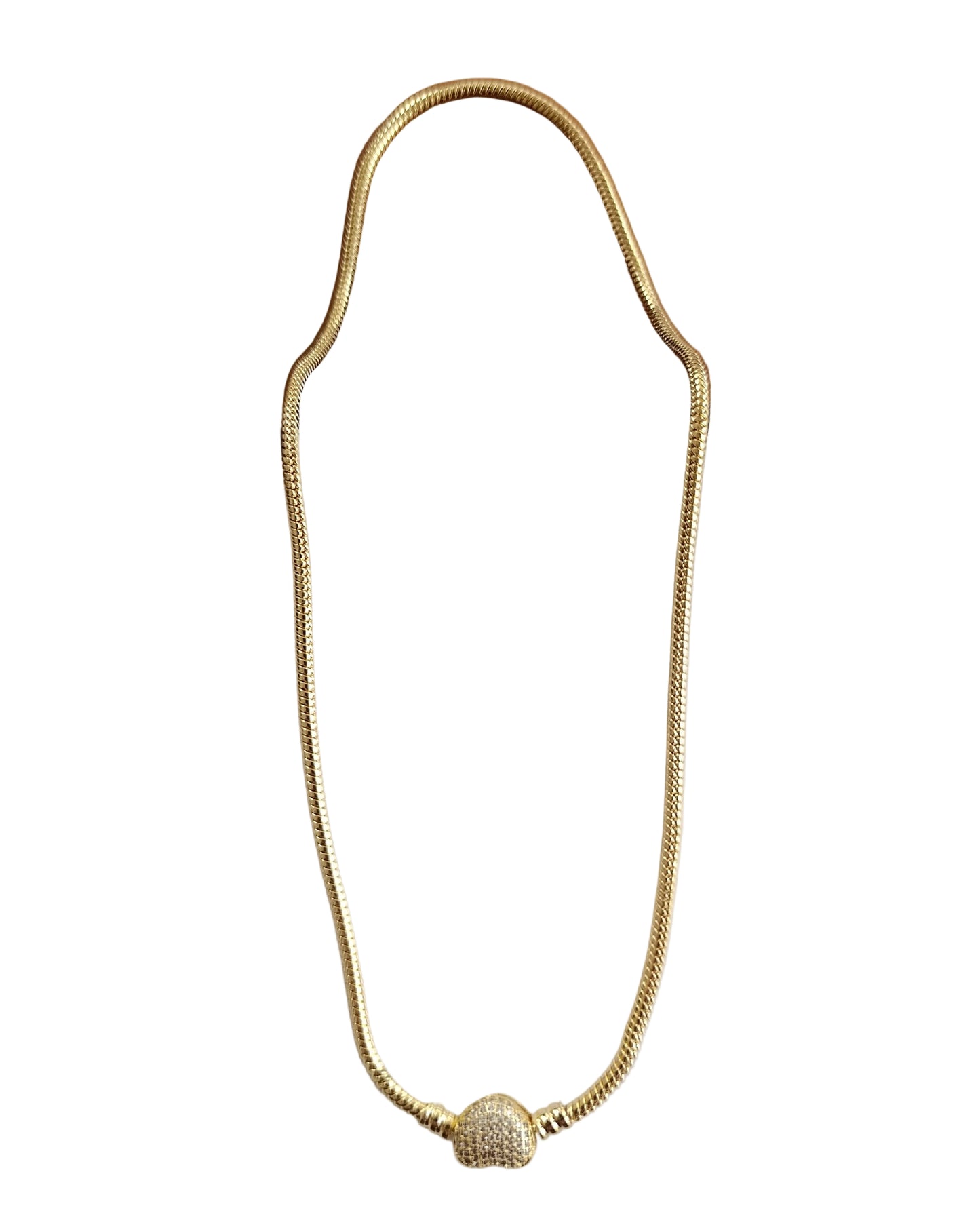 Shadiva Gold Premium Seri Kalp Montürlü Kolye