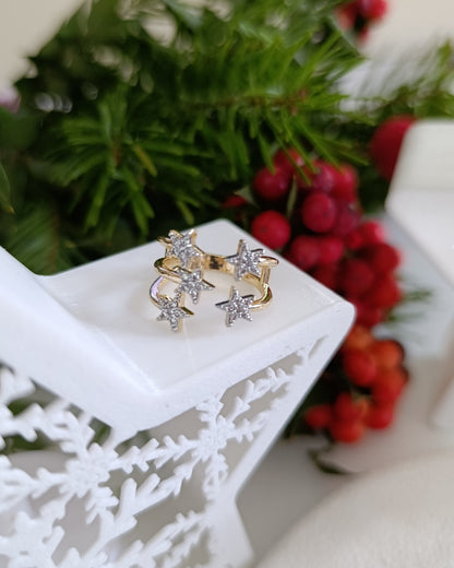 Shadiva Gold Yıldız Küme Yüzük
