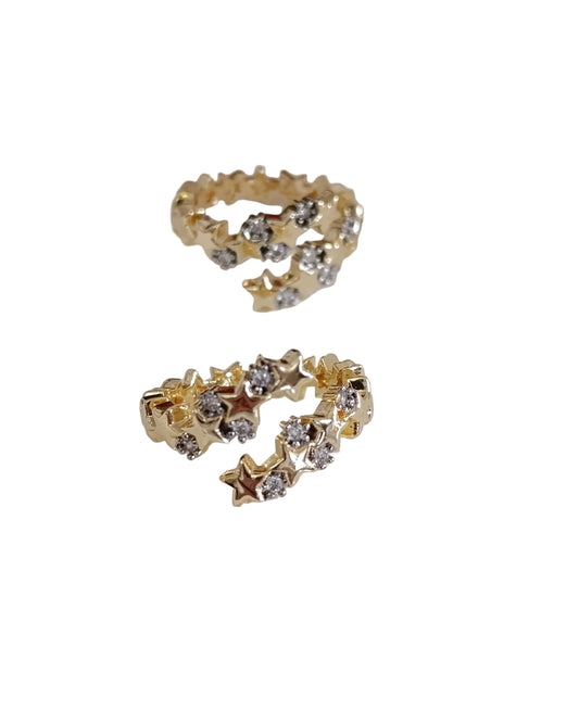 Shadiva Gold Yıldız Yüzük