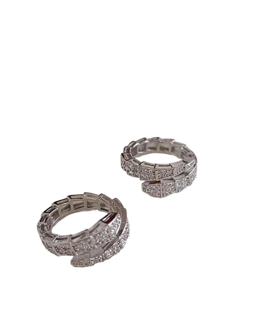 Shadiva Silver Yılan Yüzük