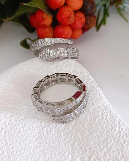 Shadiva Silver Yılan Yüzük