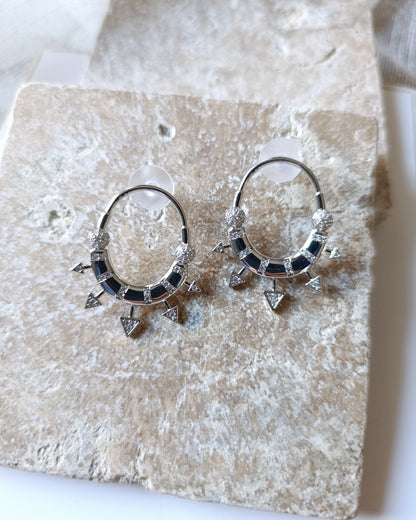 Shadiva Zirkon Taşlı Silver Vip Küpe