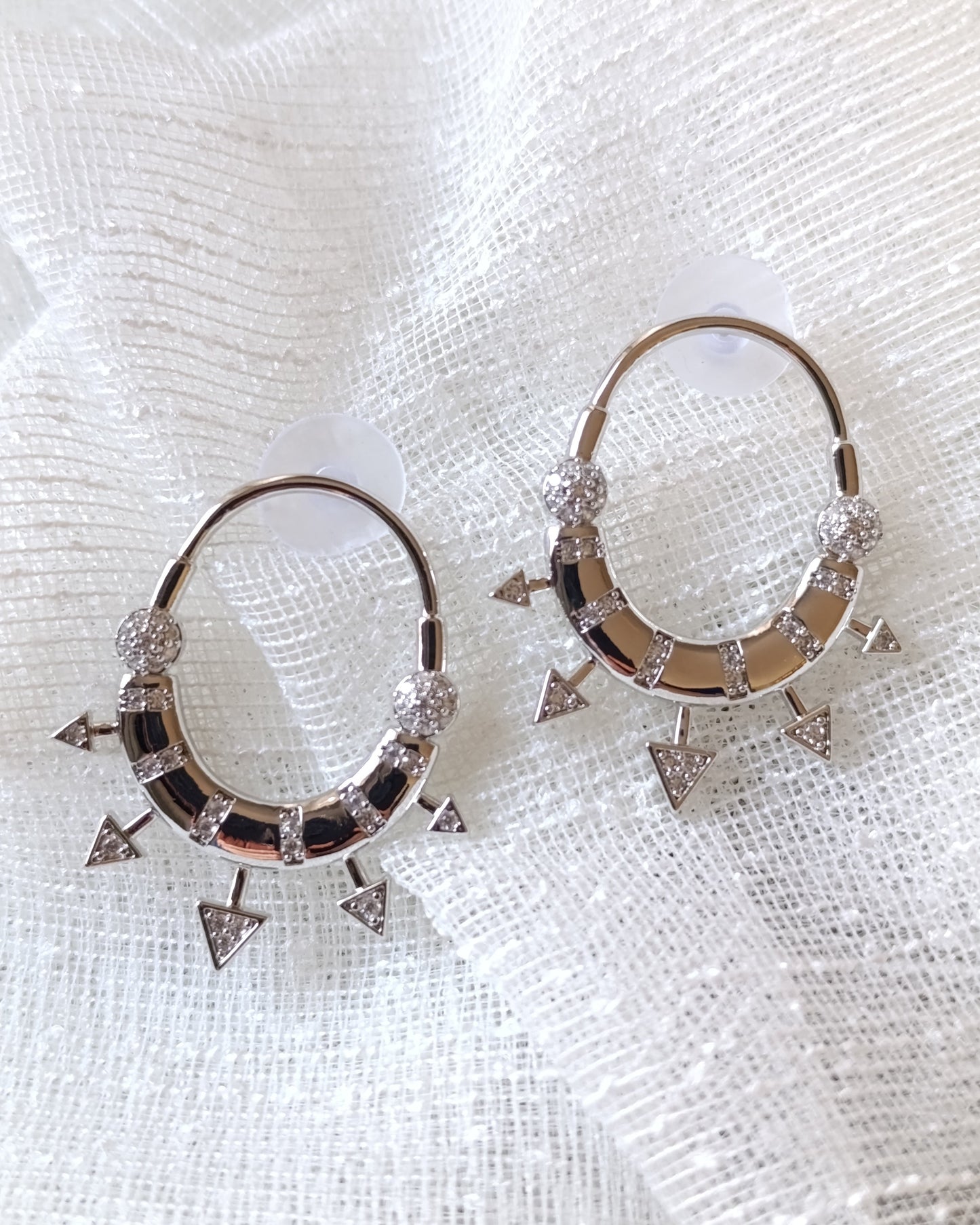 Shadiva Zirkon Taşlı Silver Vip Küpe